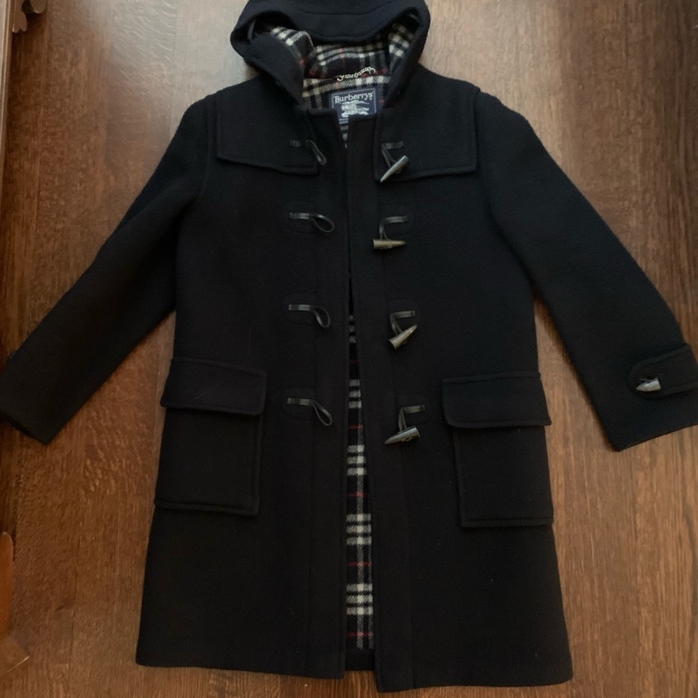Burberry vintage wool duffle coal